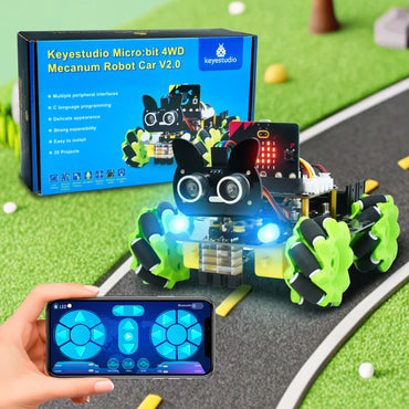 STEM Programmable 4-Wheel Smart Robot Toy