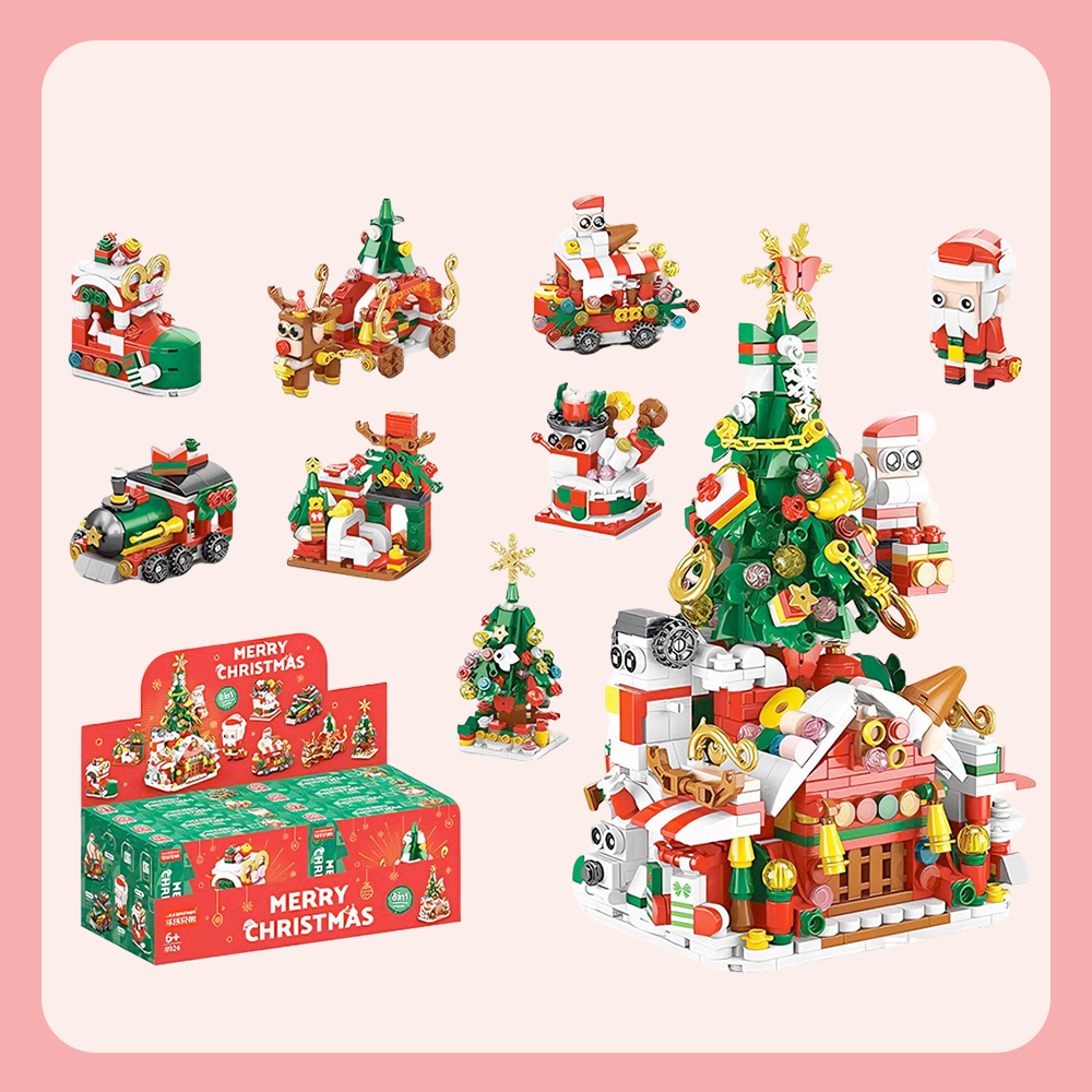 STEM Christmas Festival Building Blocks Toy Set Combination