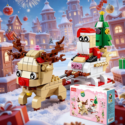 STEM Christmas Festival Building Blocks Toy Set Combination