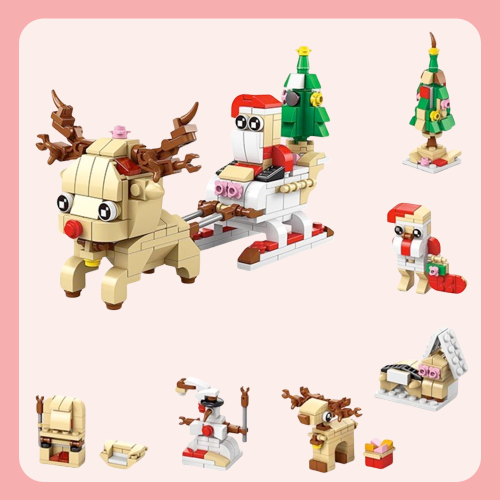 STEM Christmas Festival Building Blocks Toy Set Combination