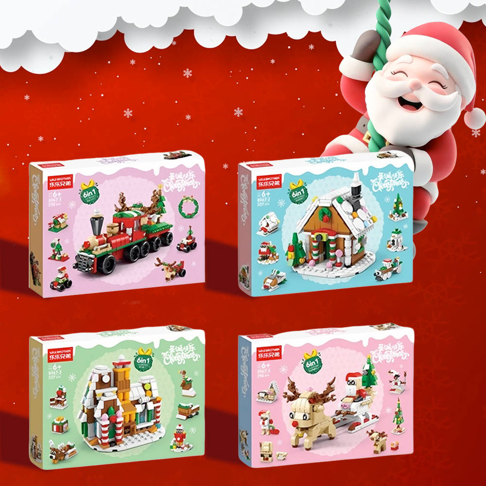 STEM Christmas Festival Building Blocks Toy Set Combination