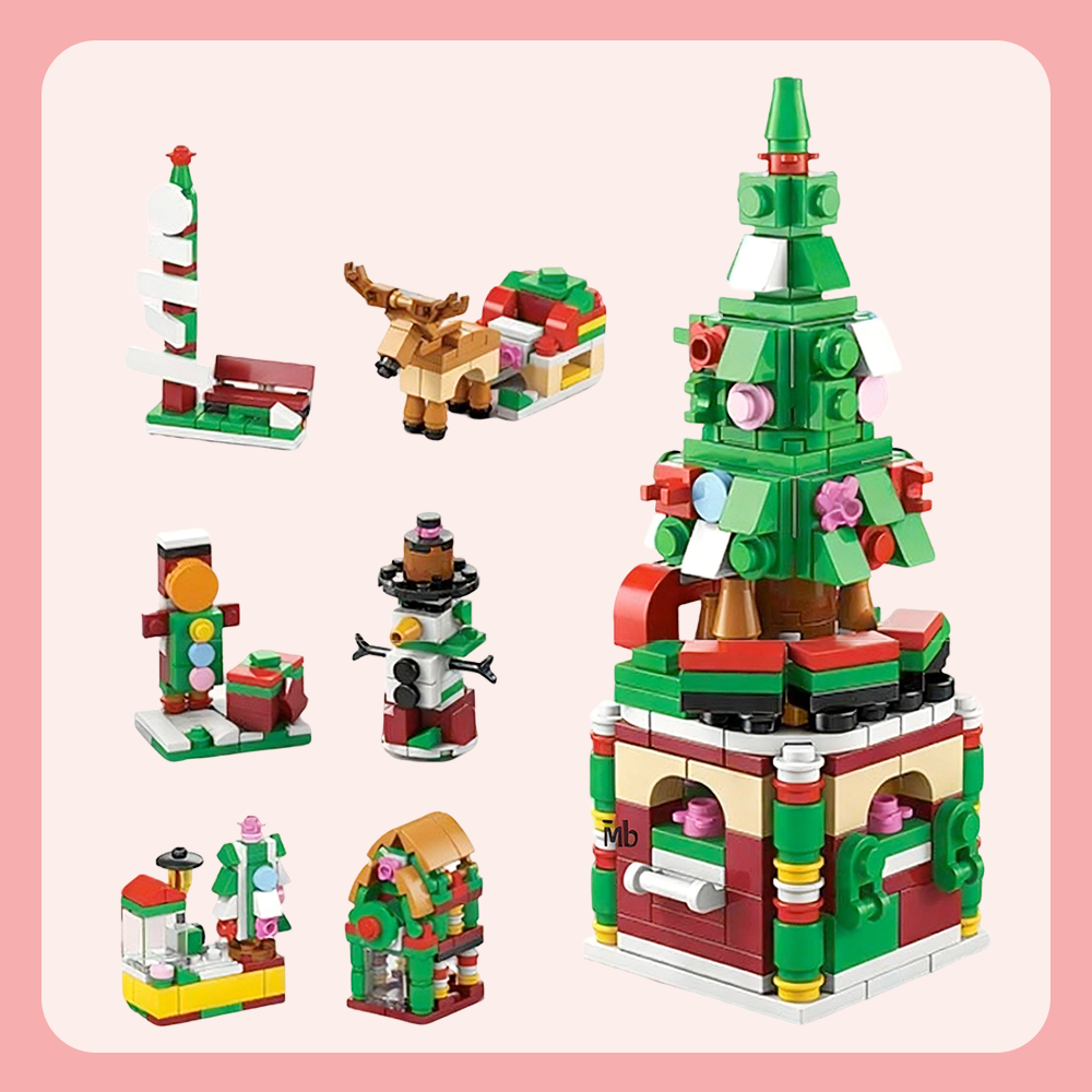 STEM Christmas Festival Building Blocks Toy Set Combination