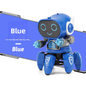 Dancing electric six-clawed little 6 robot with lights and music - children's boy toy