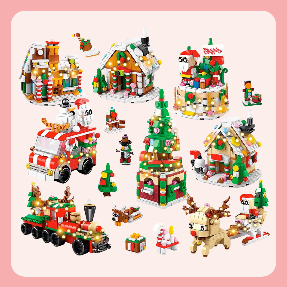 STEM Christmas Festival Building Blocks Toy Set Combination