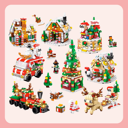 STEM Christmas Festival Building Blocks Toy Set Combination