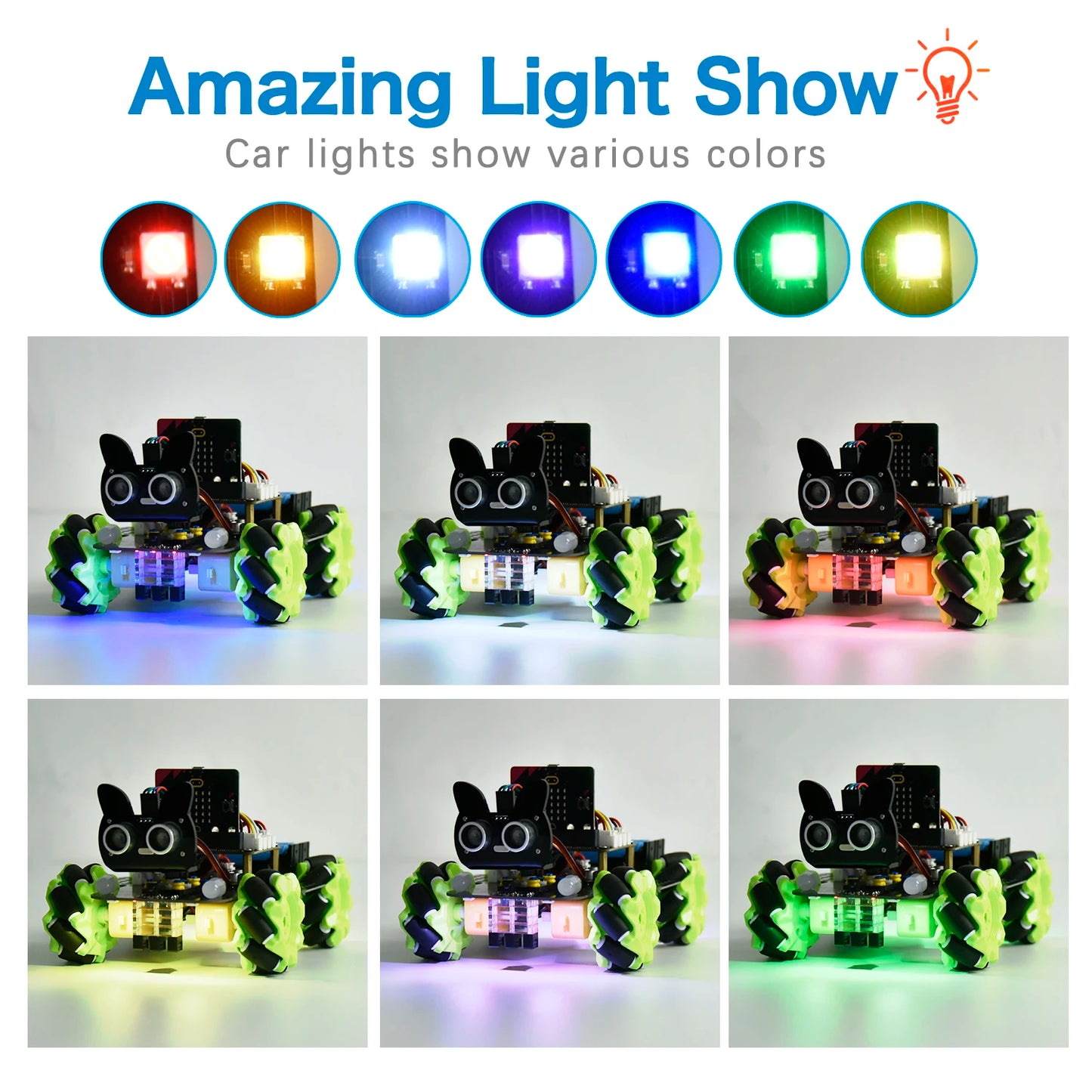 STEM Programmable 4-Wheel Smart Robot Toy