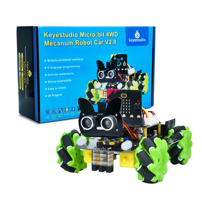 STEM Programmable 4-Wheel Smart Robot Toy