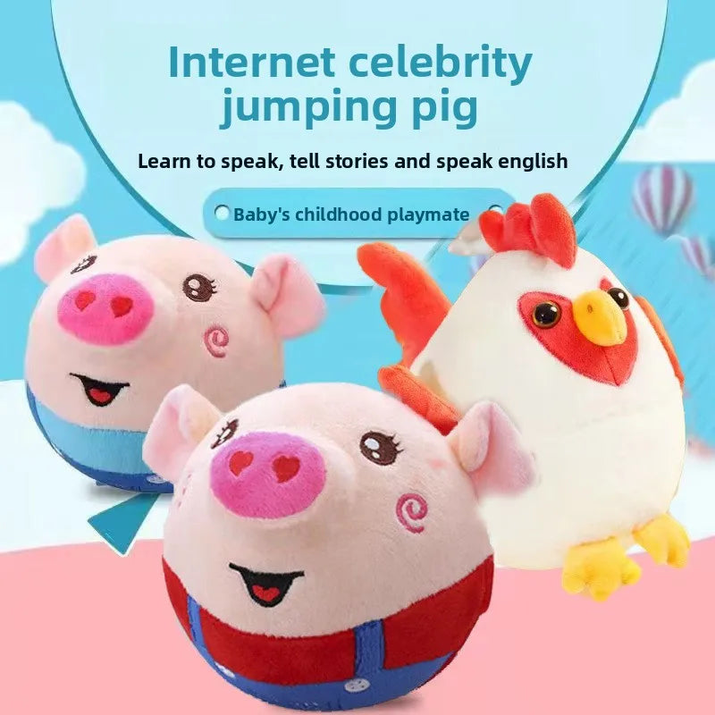 Hot-Selling Bouncy Ball Jumping Pig Toy
