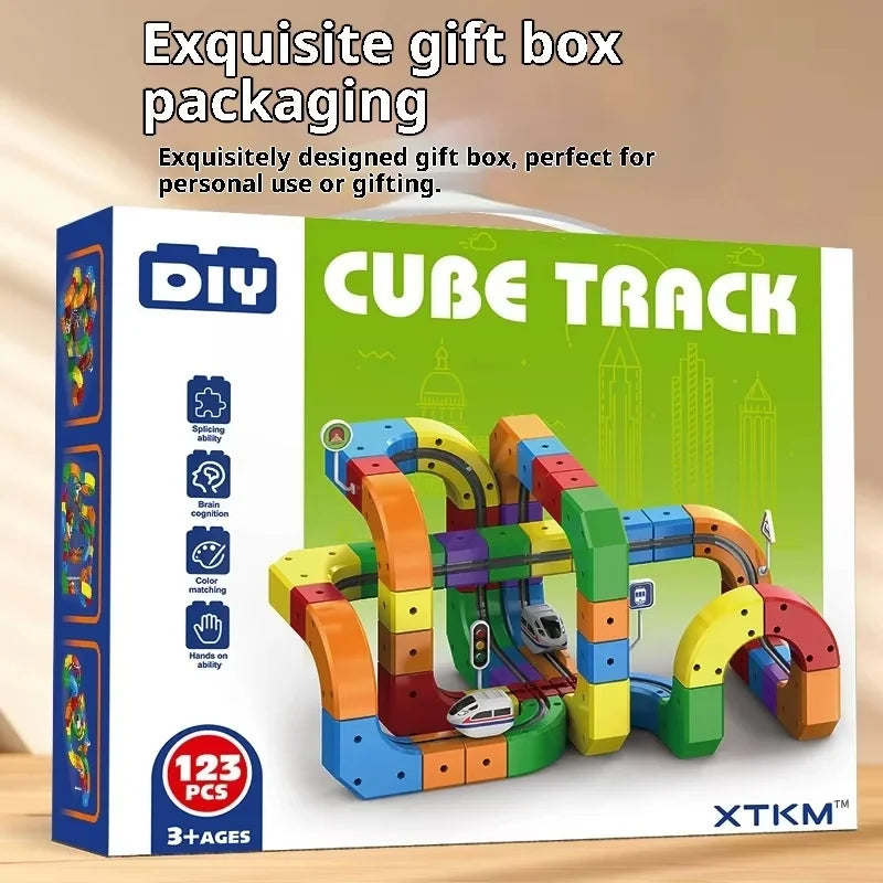 Anti-Gravity Vehicle Creative DIY Electric Magnetic Track Kids' Toy