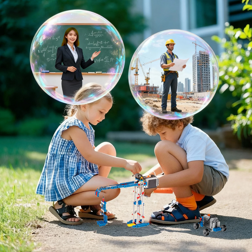 STEAM Programmable and Controllable Building Block Toy