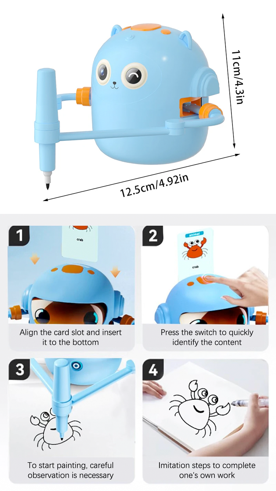 Kid’s Smart Drawing Robot Toys