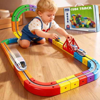 Anti-Gravity Vehicle Creative DIY Electric Magnetic Track Kids' Toy