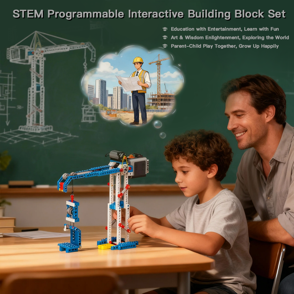 STEAM Programmable and Controllable Building Block Toy